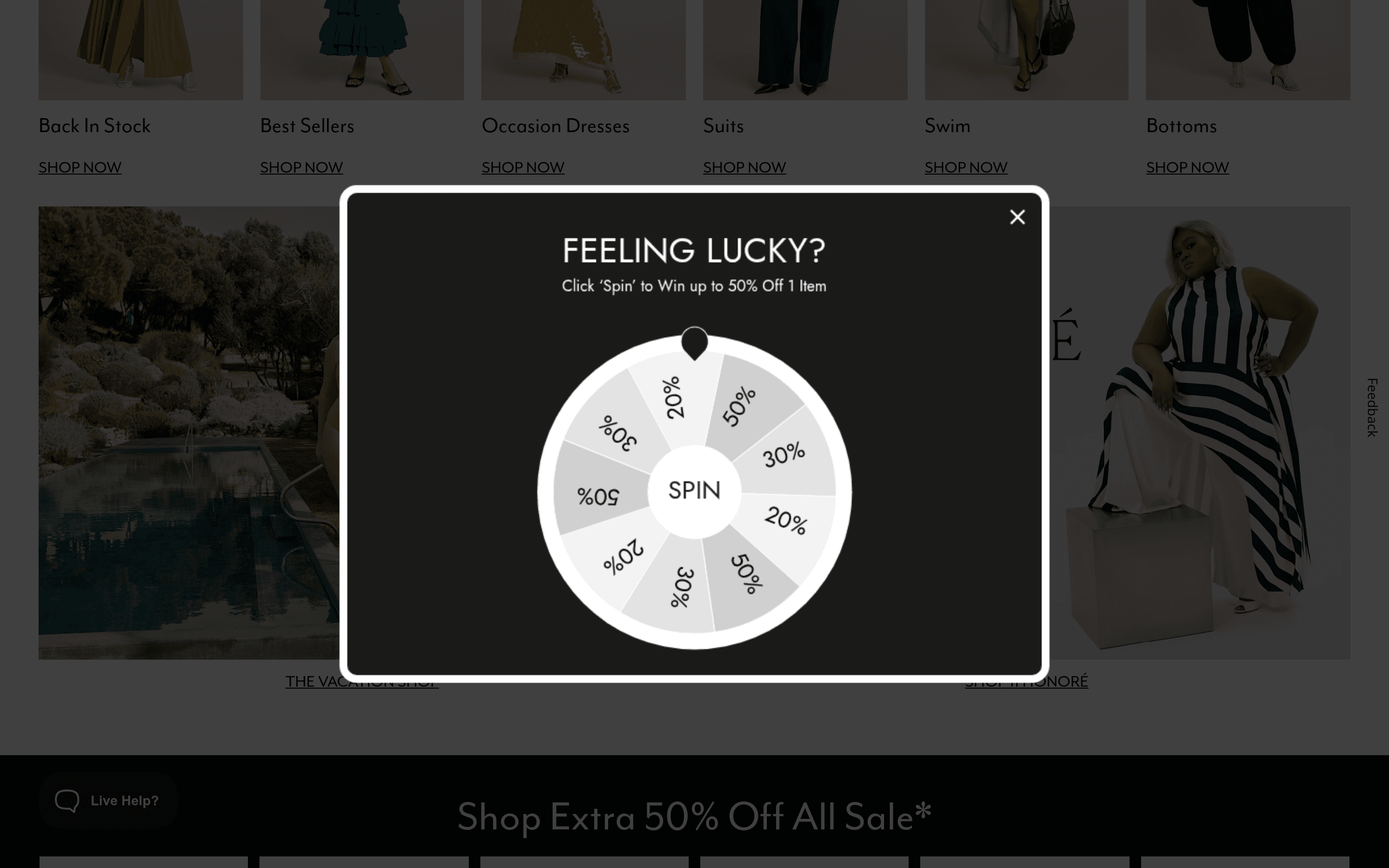 Eloquii ecommerce landing page screenshot